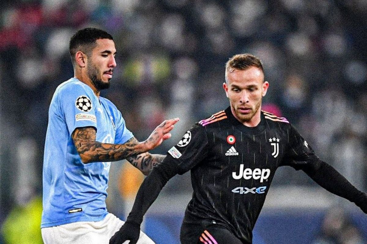Sergio Peña jugó 60 minutos ante Juventus en el cierre del grupo H. | Foto: Champions League