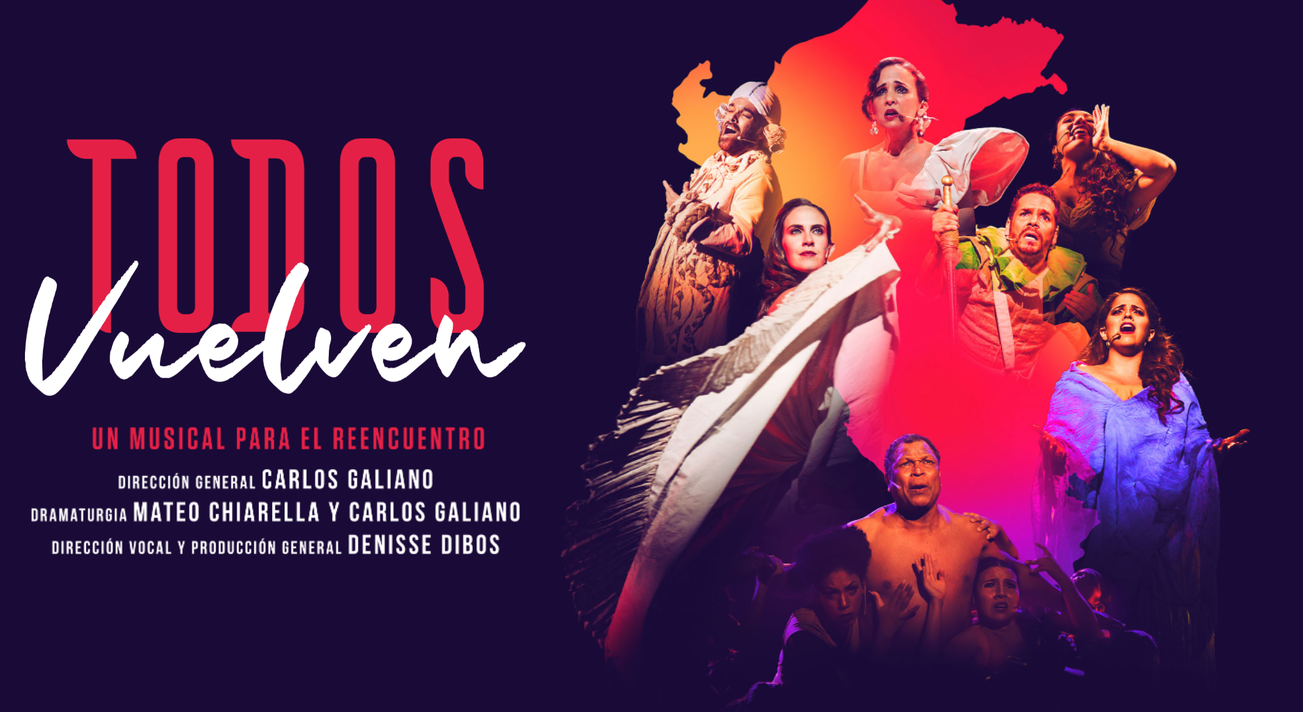 Todos Vuelven obra musical en el Teatro Municipal.