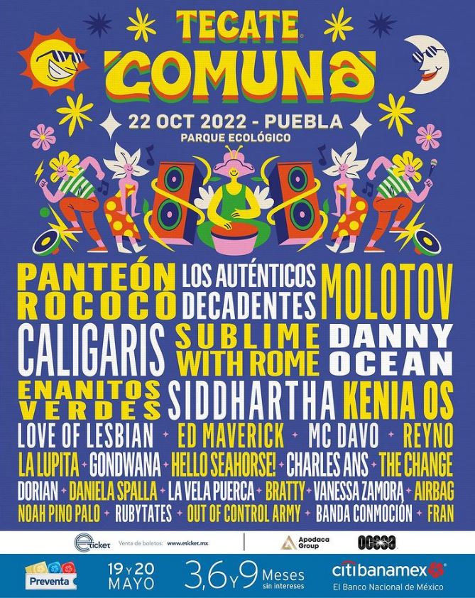 El método de pago principal dentro del festival será en efectivo, pero también se aceptarán tarjetas de crédito en puntos seleccionados. (Imagen Instagram: @tecatecomuna)