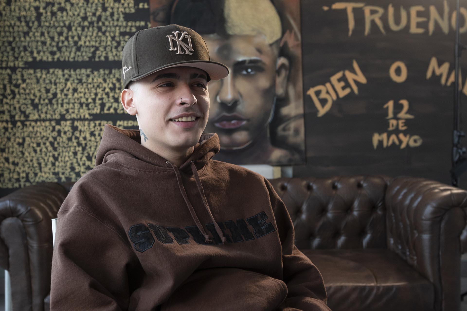 "Se puede hacer un reggaetón o un rap sin decir pelotudeces”, dice Trueno (Fotos: Gastón Taylor)