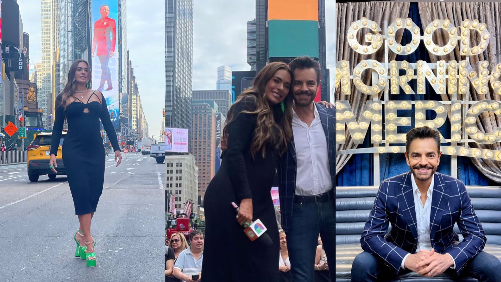 Así fue el momento (Fotos: Instagram/@galileamontijo/@ederbez)