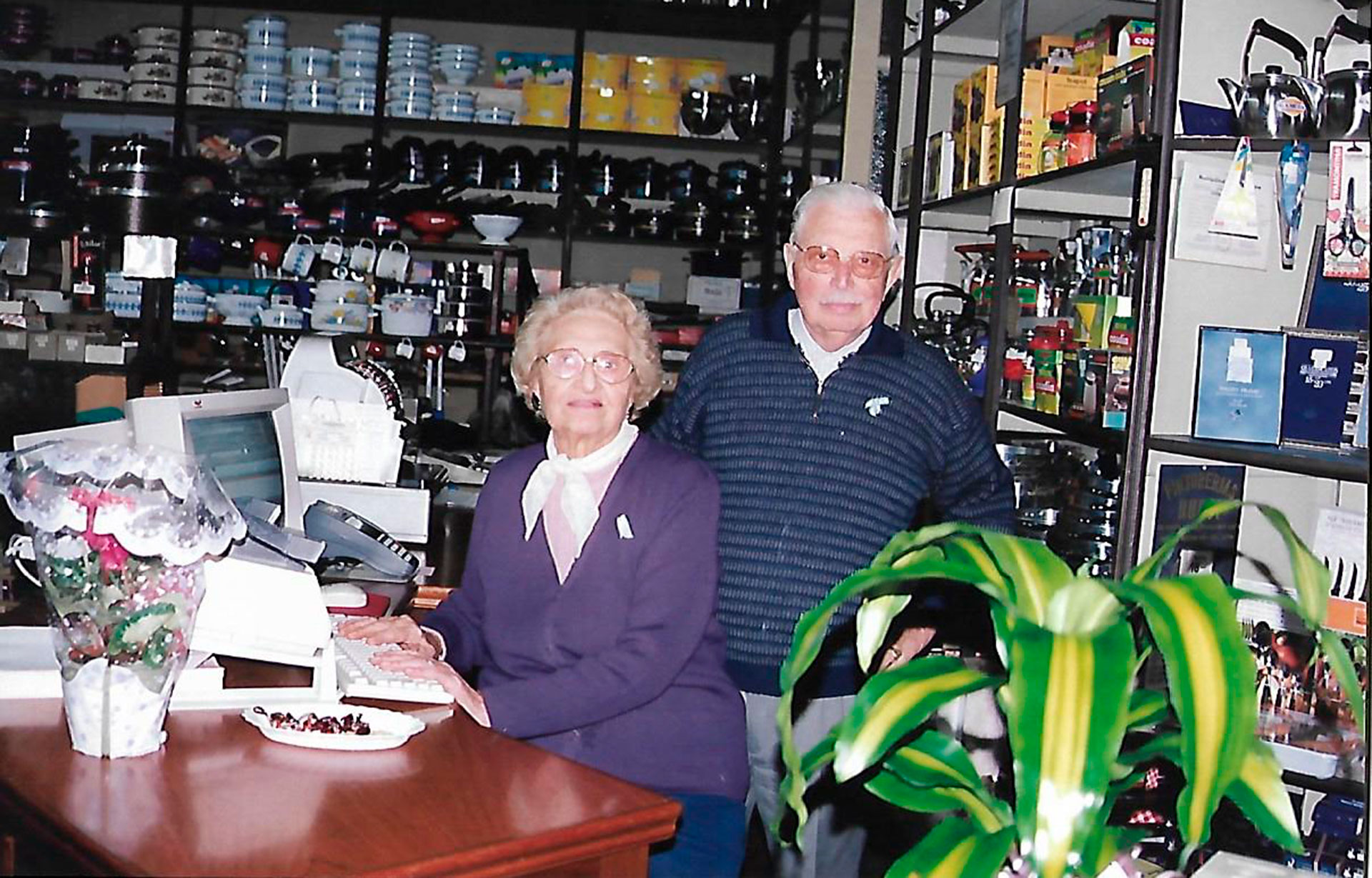 Francisco y Leta Prado, los dueños históricos, el 18 de mayo de 2003 (Marcela Vázquez)