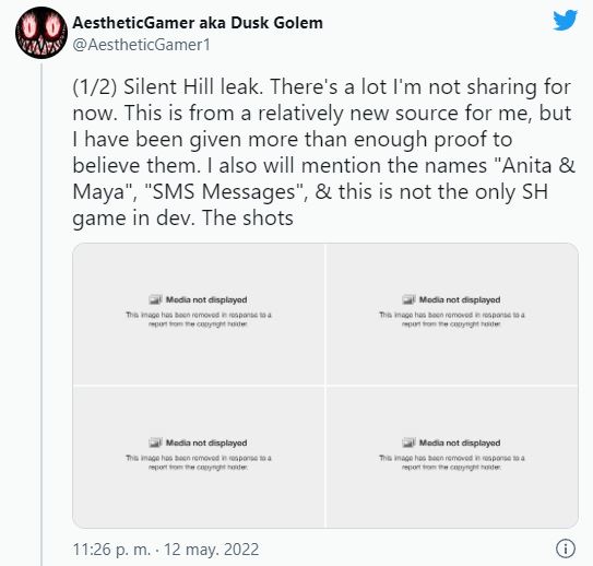 Hace solo unos días se filtraron imágenes de un proyecto que estaría asociado a Silent Hill, pero las imágenes fueron rápidamente bloqueadas en Twitter