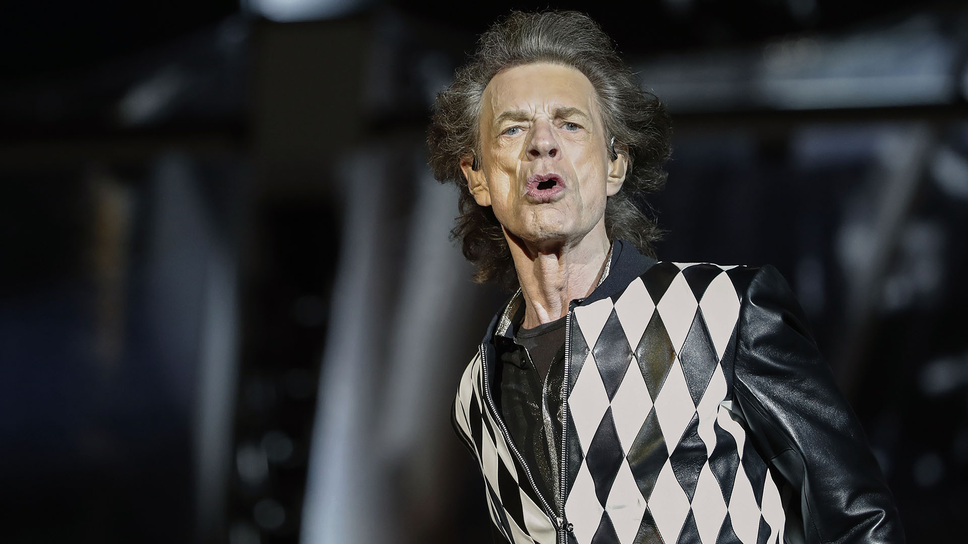 Mick Jagger, en la gira "No Filter Tour", en Chicago. (foto AFP)